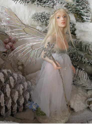 Yule - Winter Solstice Fairy by Nenufar Blanco