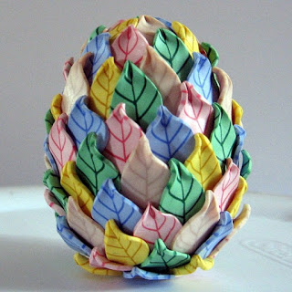 Tutorial Petal Easter Egg Polymer Clay