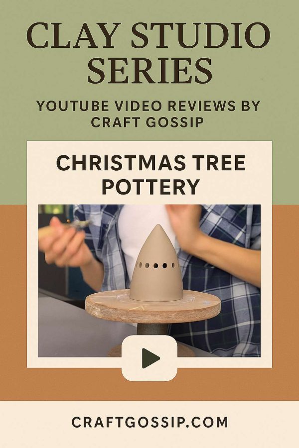Clay Studio Series – YouTube Video Review How to Throw a Christmas Tree on the Wheel